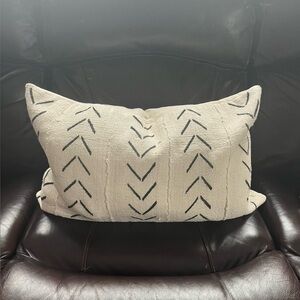 Authentic African mud cloth pillow cover
